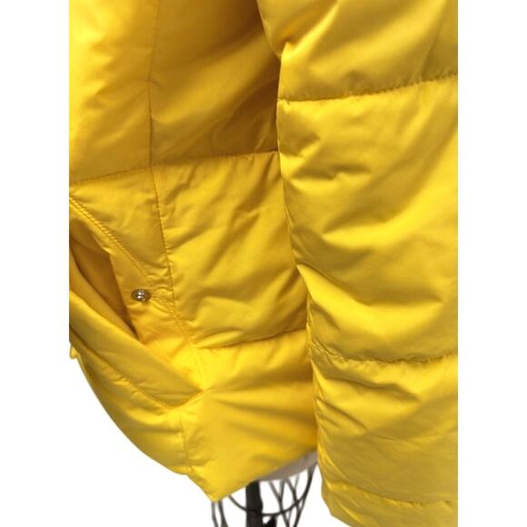 Talbots Sunshine Yellow Puffer Coat L - Picture 2 of 5